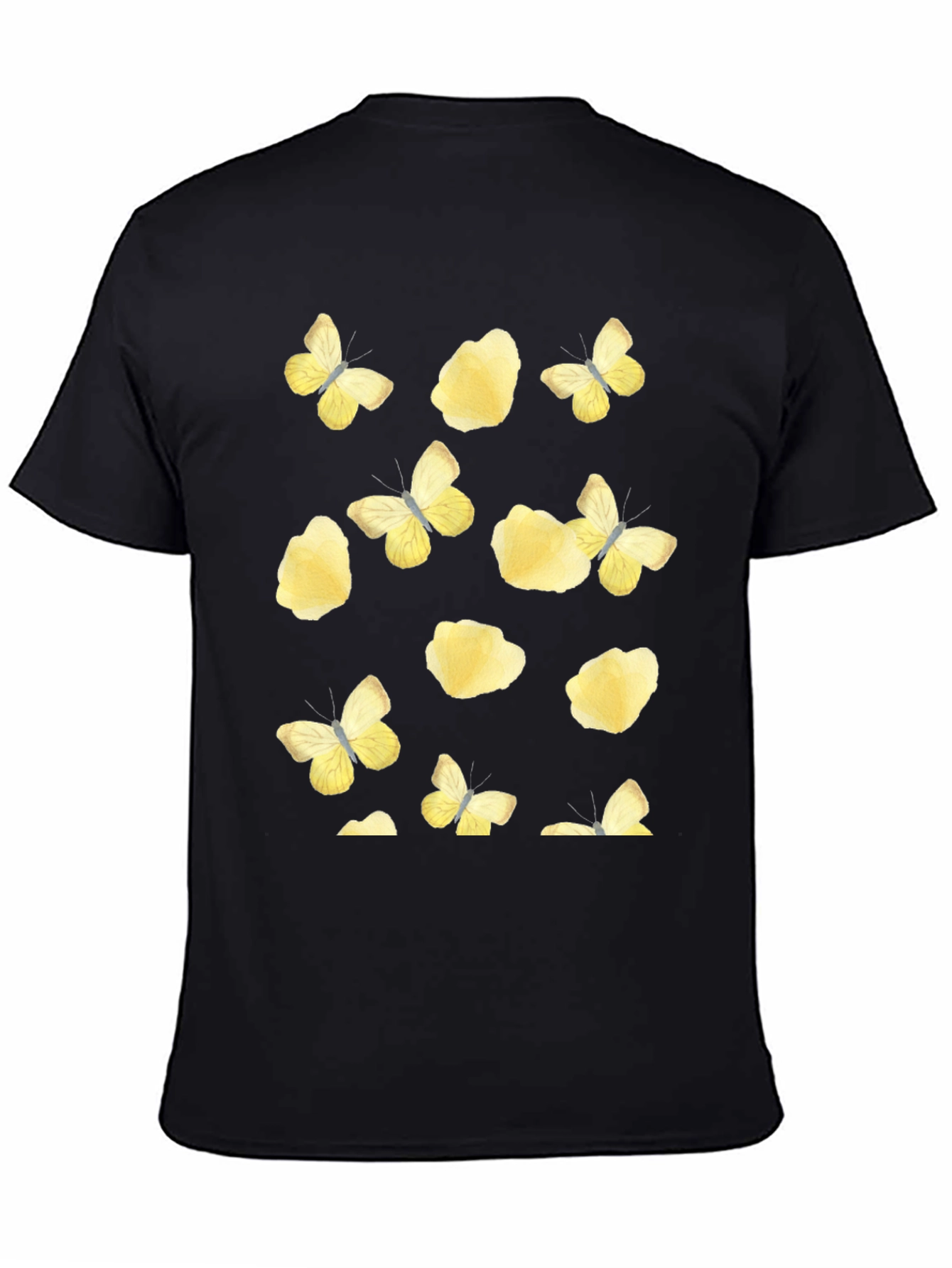 Butterfly & Floral Print T-Shirt