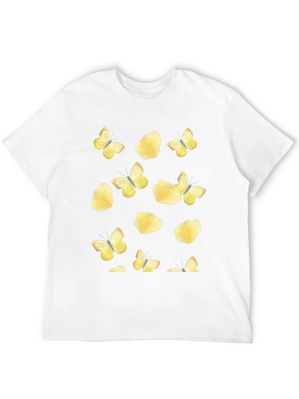 Butterfly & Floral Print T-Shirt