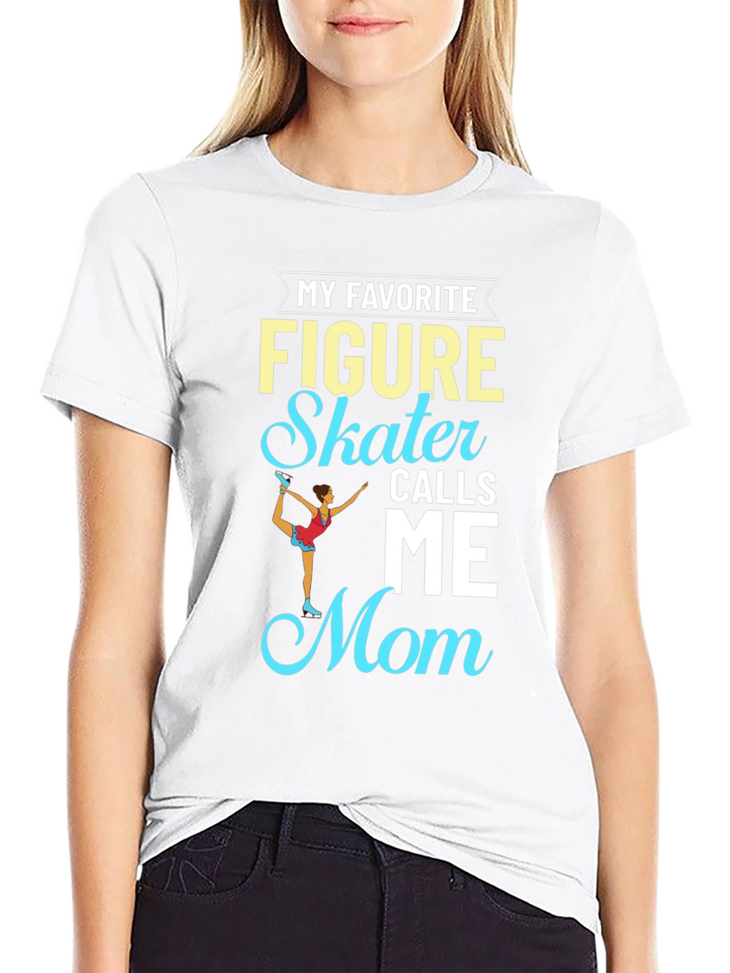 Figure Skater Mom T-Shirt - Sporty Apparel