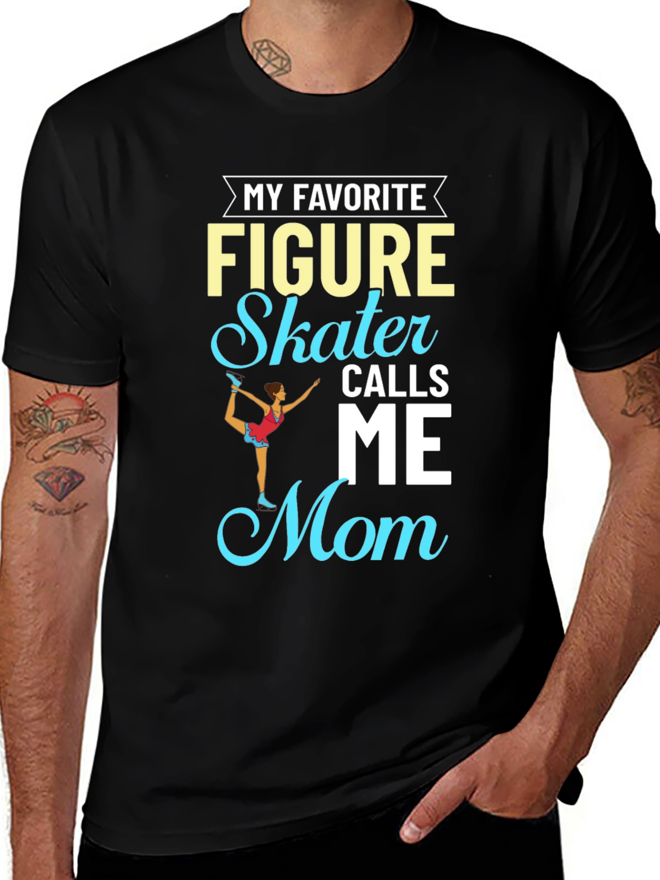 Figure Skater Mom T-Shirt - Sporty Apparel