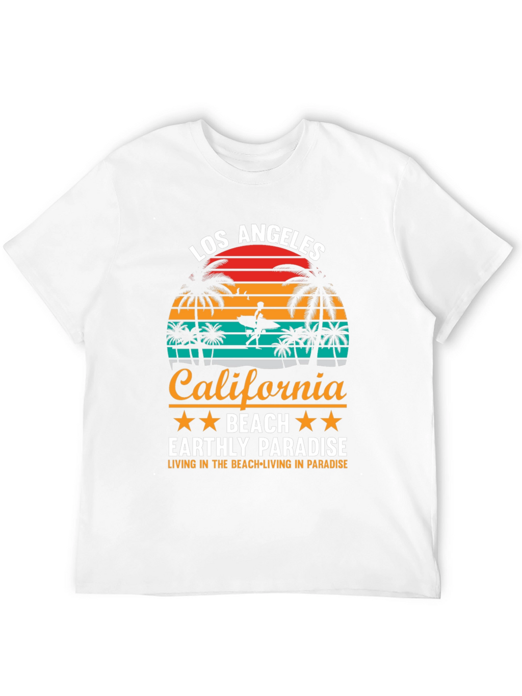 Los Angeles California Beach Paradise T-Shirt