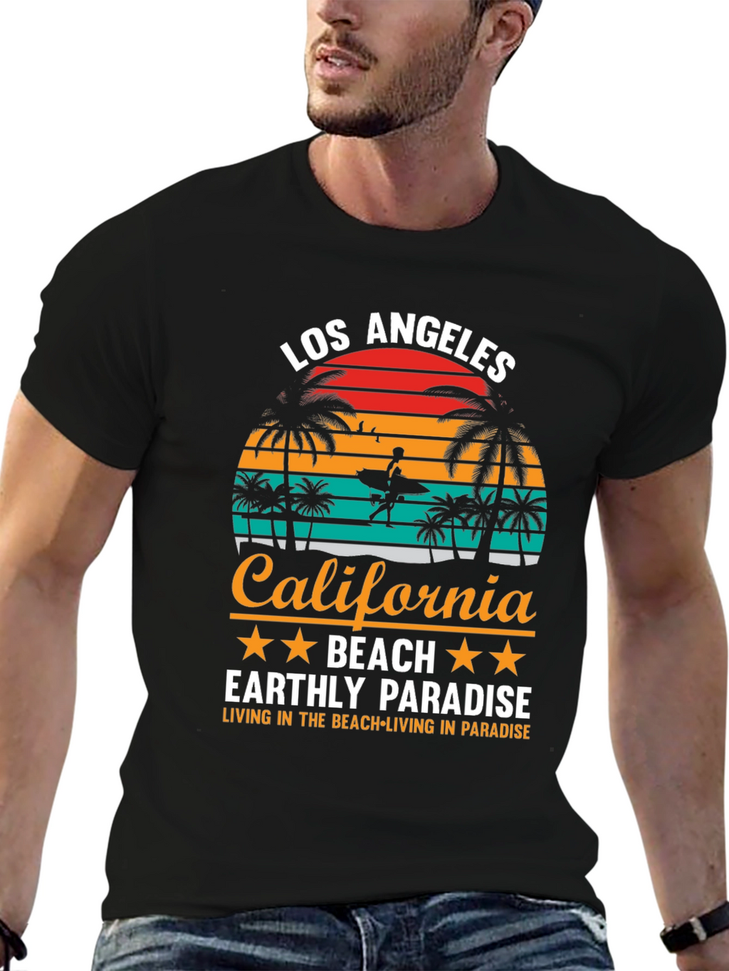Los Angeles California Beach Paradise T-Shirt