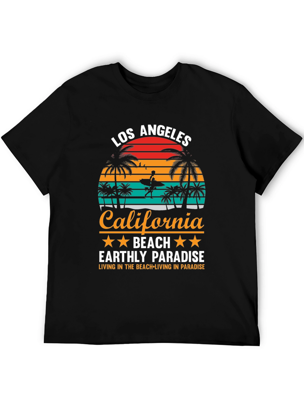Los Angeles California Beach Paradise T-Shirt