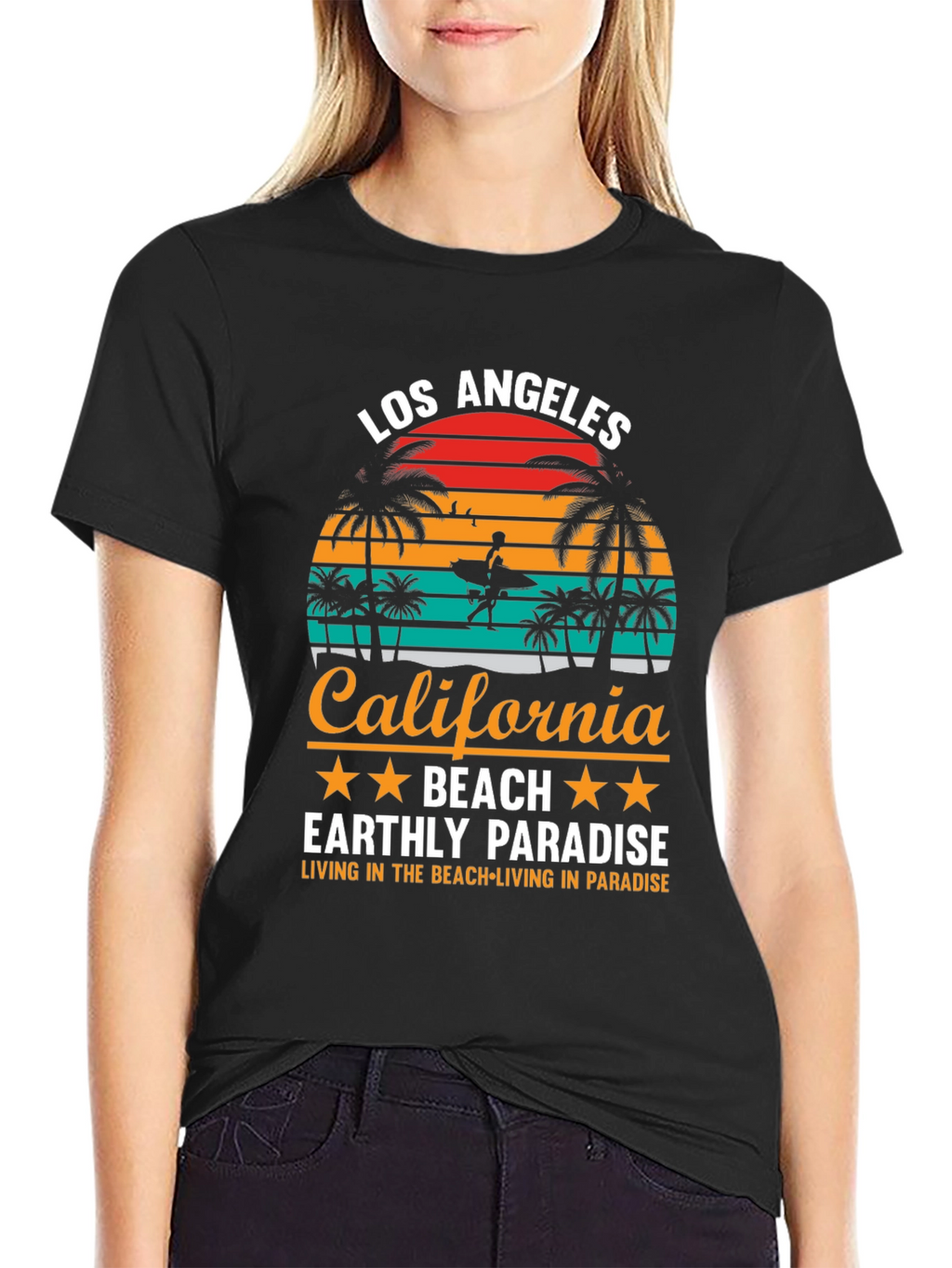 Los Angeles California Beach Paradise T-Shirt