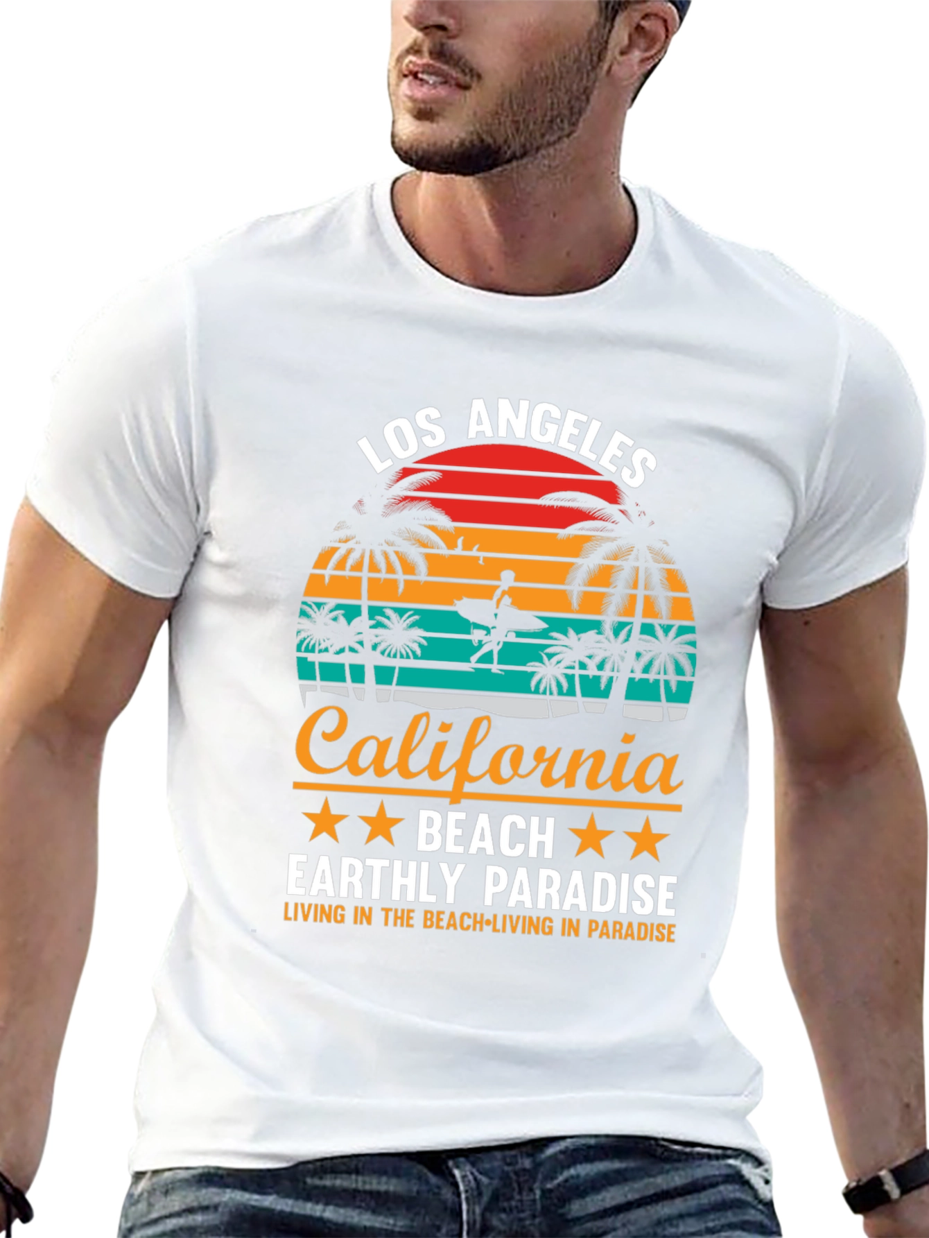 Los Angeles California Beach Paradise T-Shirt