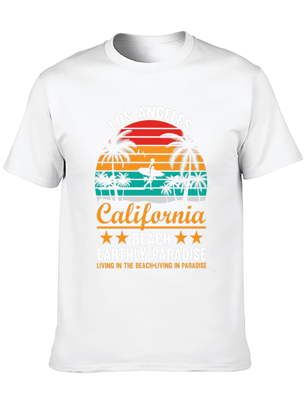 Los Angeles California Beach Paradise T-Shirt