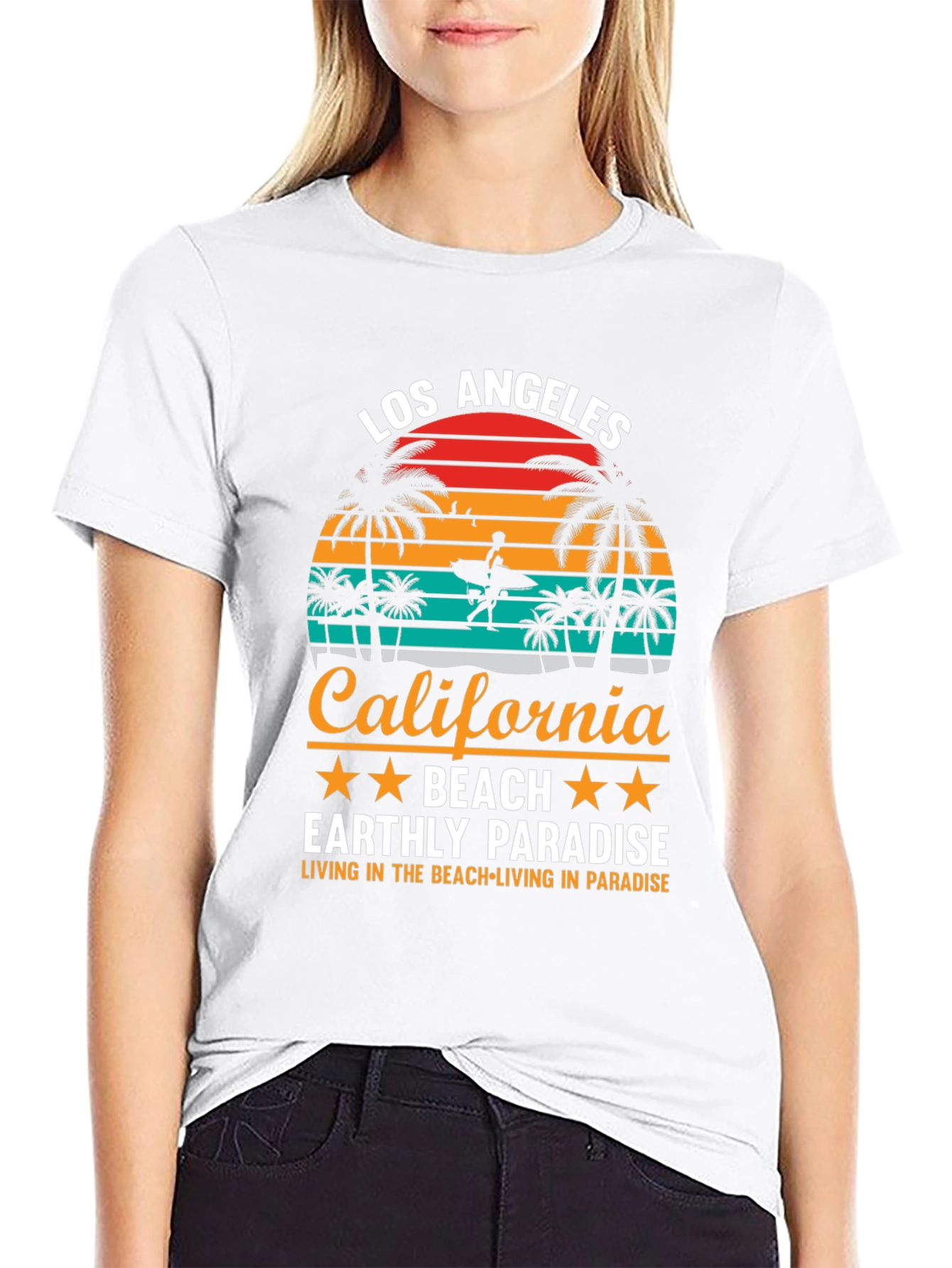 Los Angeles California Beach Paradise T-Shirt