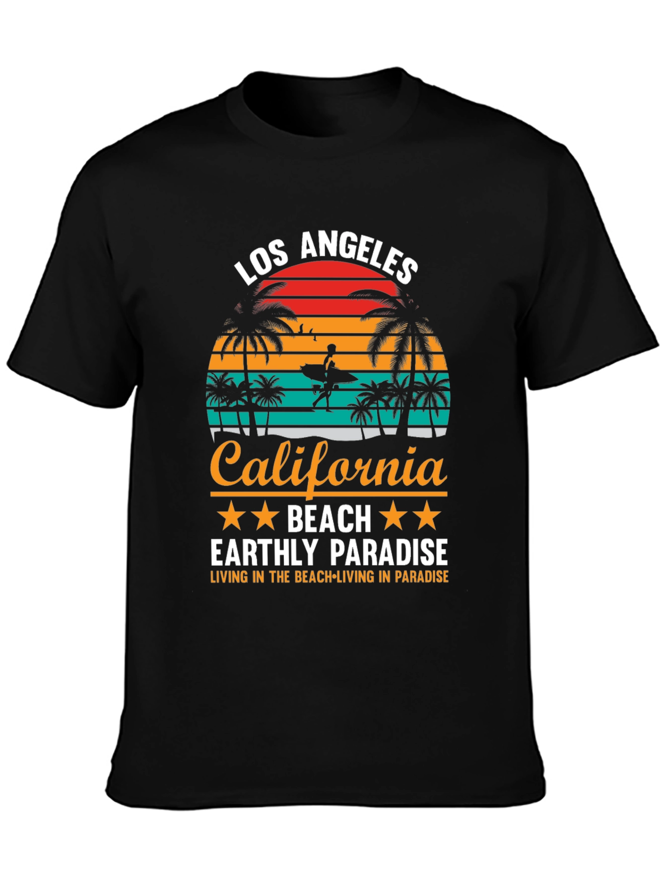 Los Angeles California Beach Paradise T-Shirt