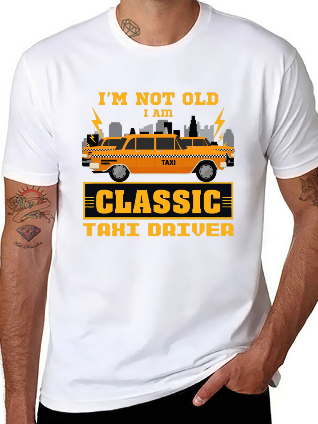 Classic Taxi Driver T-Shirt - Im Not Old