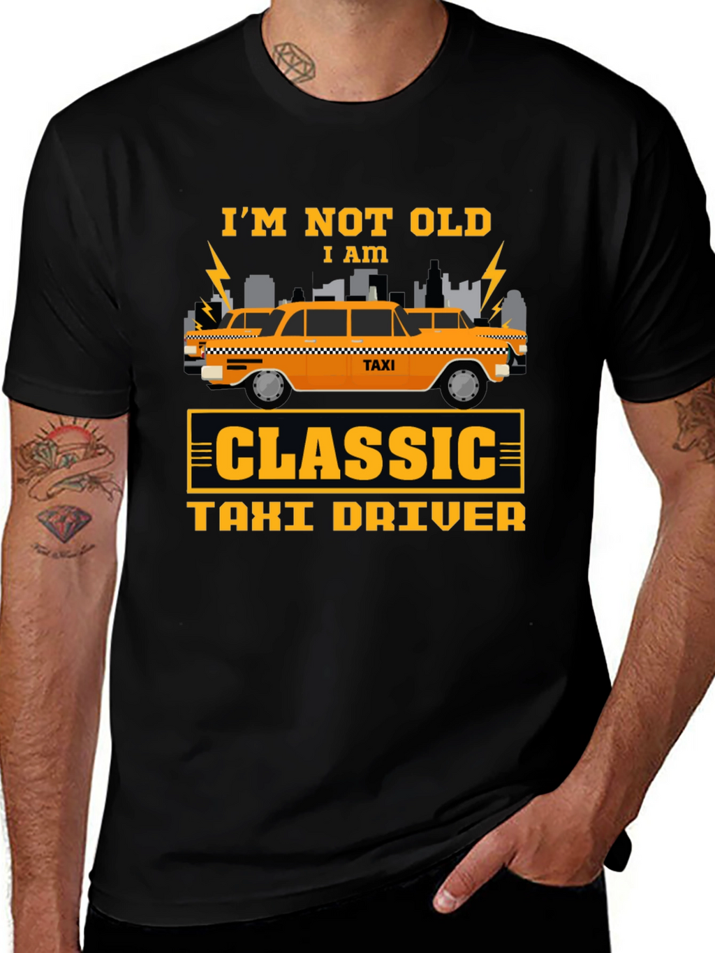 Classic Taxi Driver T-Shirt - Im Not Old