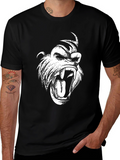 Graphic Tee: Fierce Ape Design Black