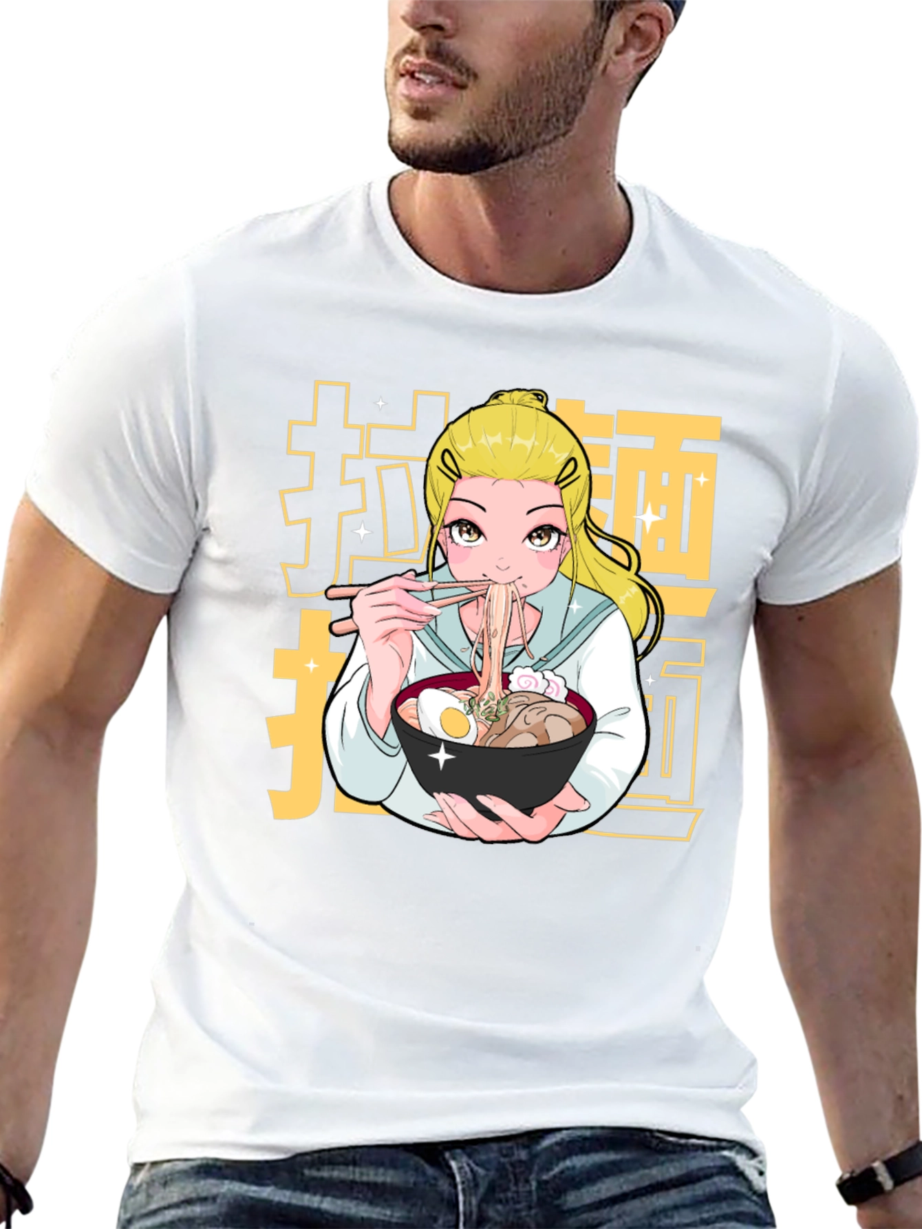 Anime Ramen T-Shirt - Stylish Graphic Tee