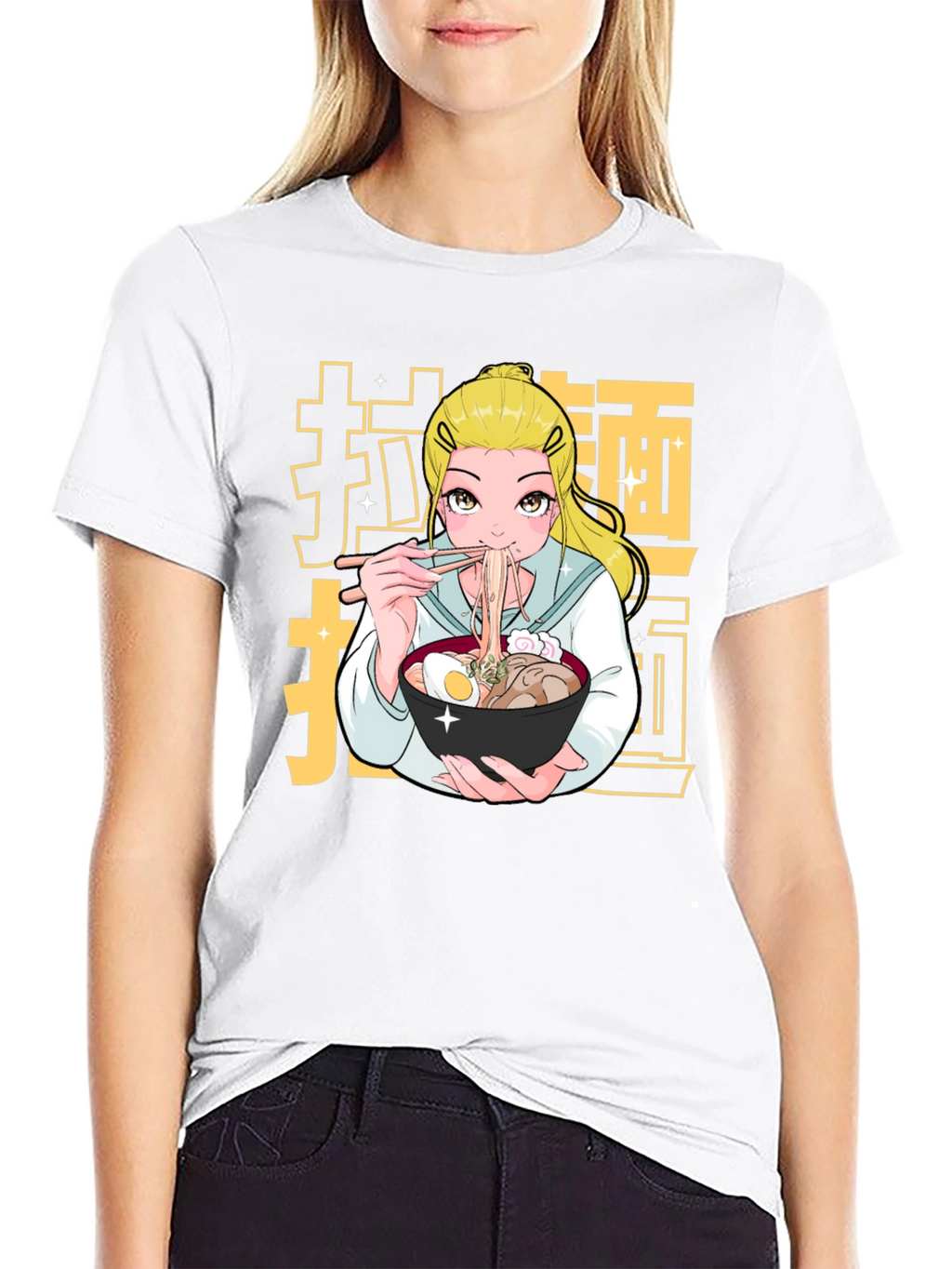 Anime Ramen T-Shirt - Stylish Graphic Tee