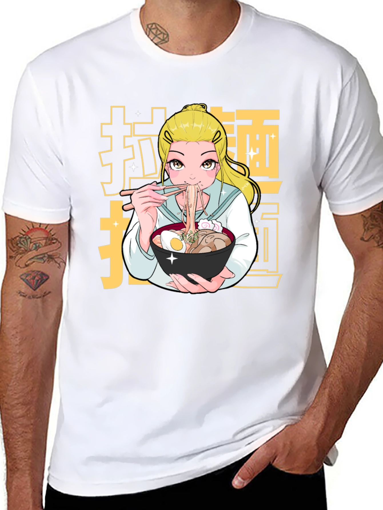 Anime Ramen T-Shirt - Stylish Graphic Tee