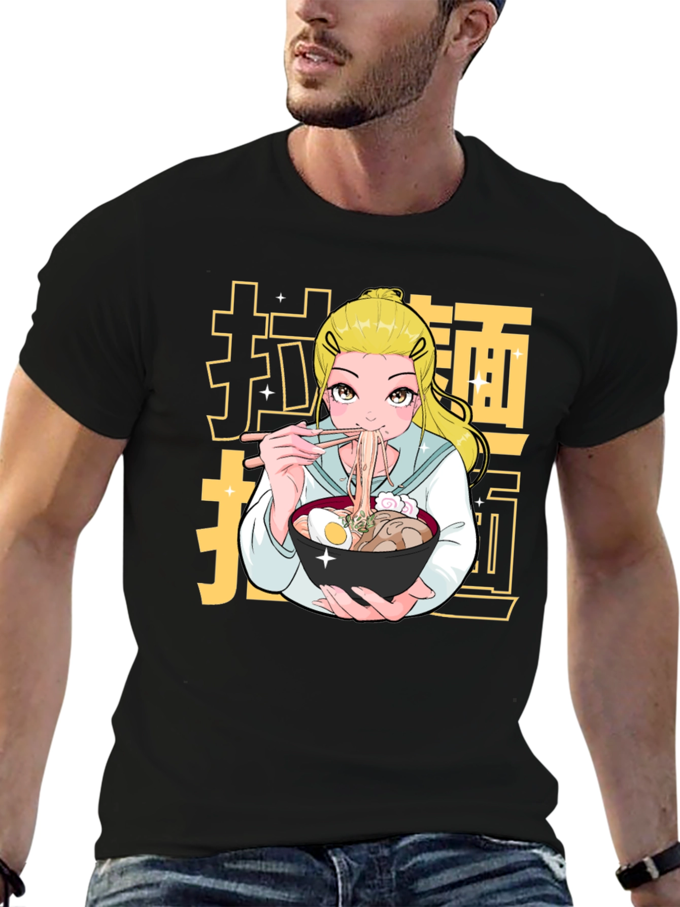 Anime Ramen T-Shirt - Stylish Graphic Tee