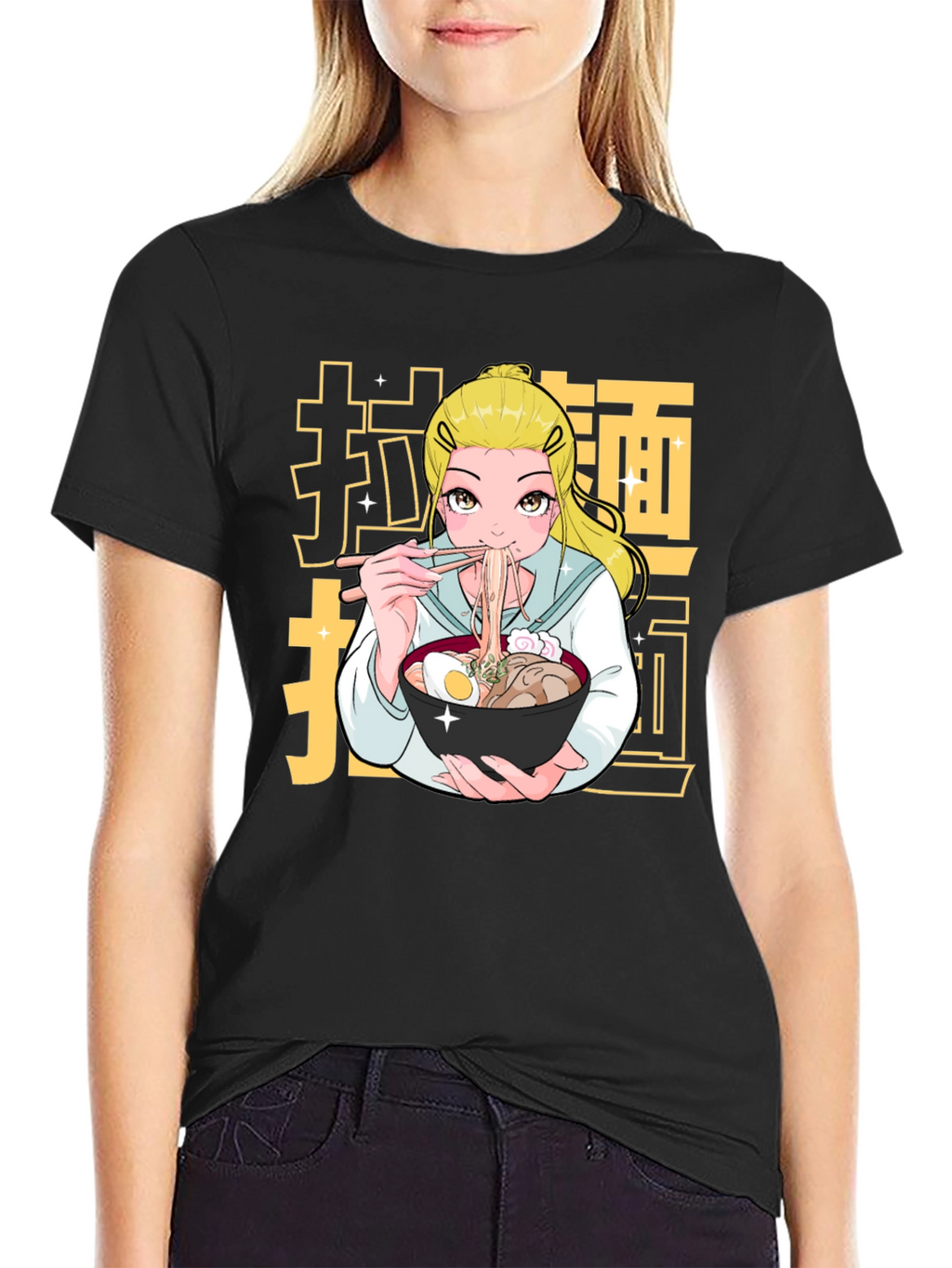 Anime Ramen T-Shirt - Stylish Graphic Tee
