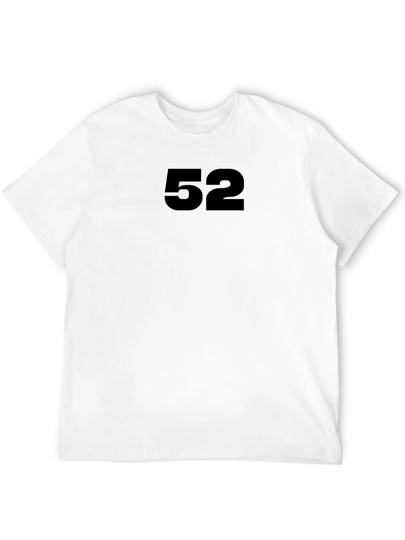 Black T-Shirt with Number 52