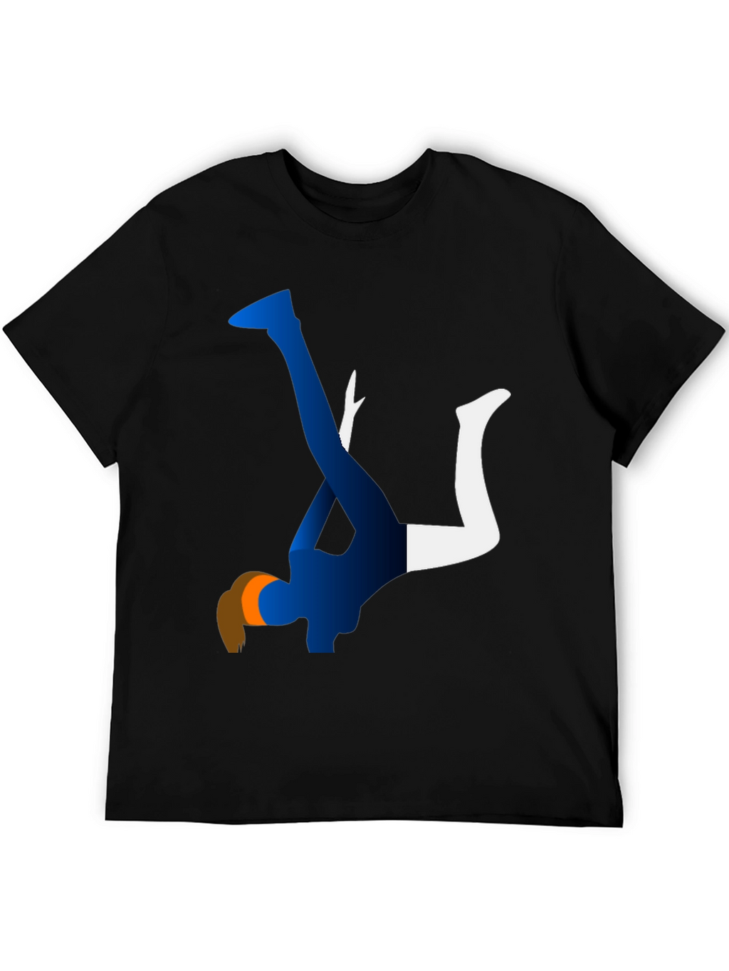 Abstract Dancer Graphic Tee - Modern Art Shirt
