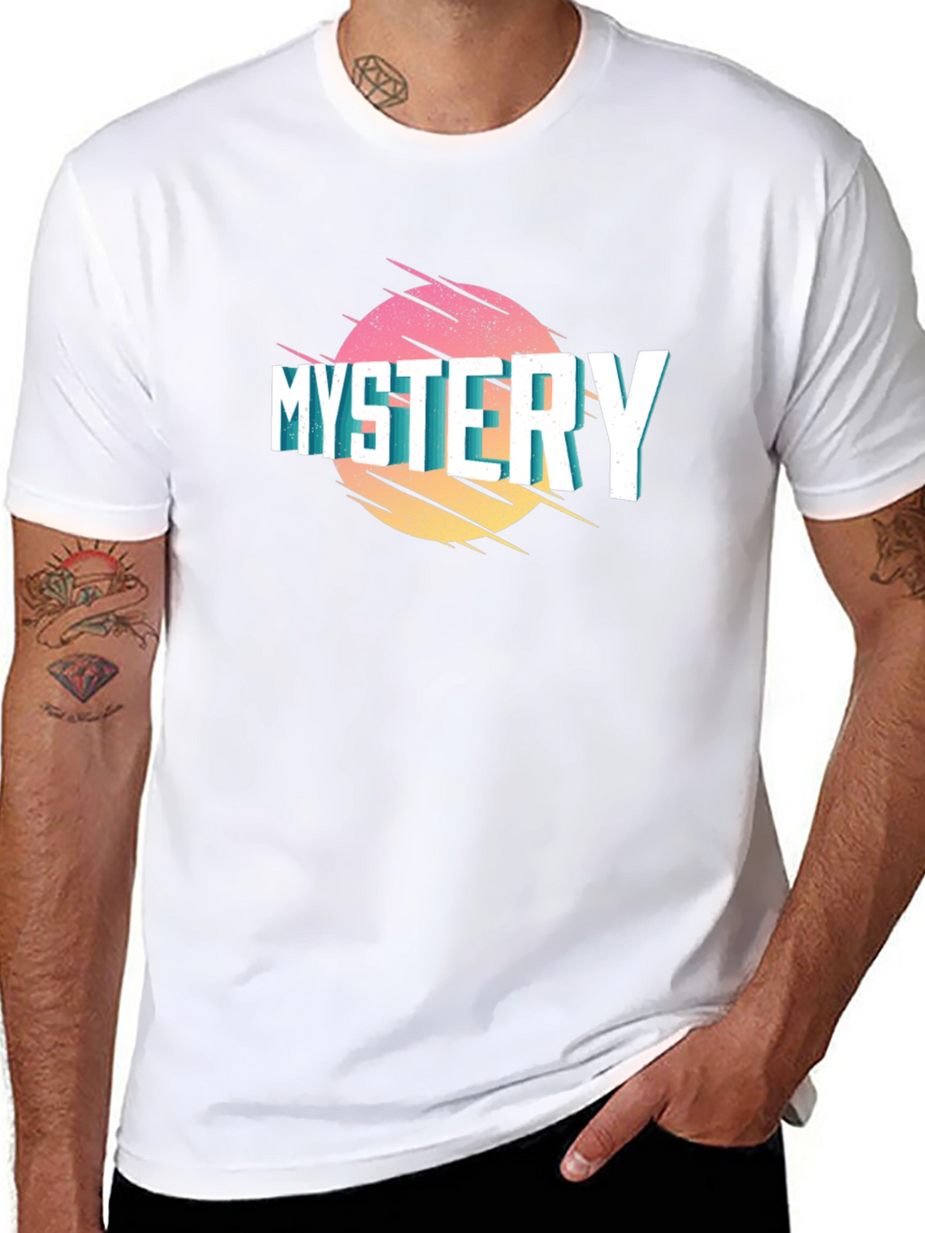 Mystery T-Shirt Retro Design Tee