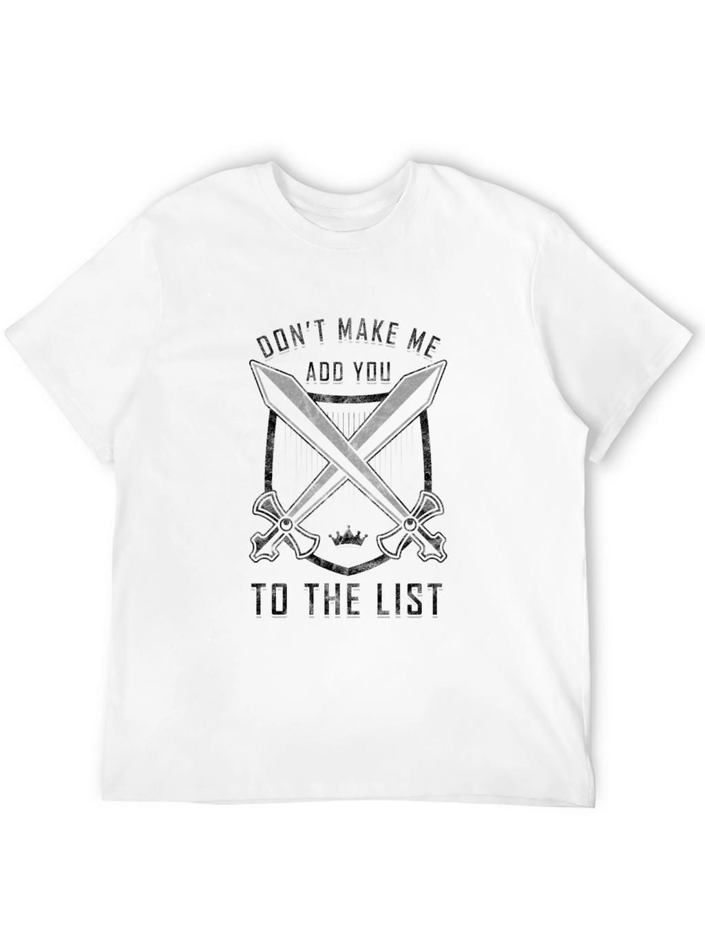 Mens Black The List Graphic T-Shirt