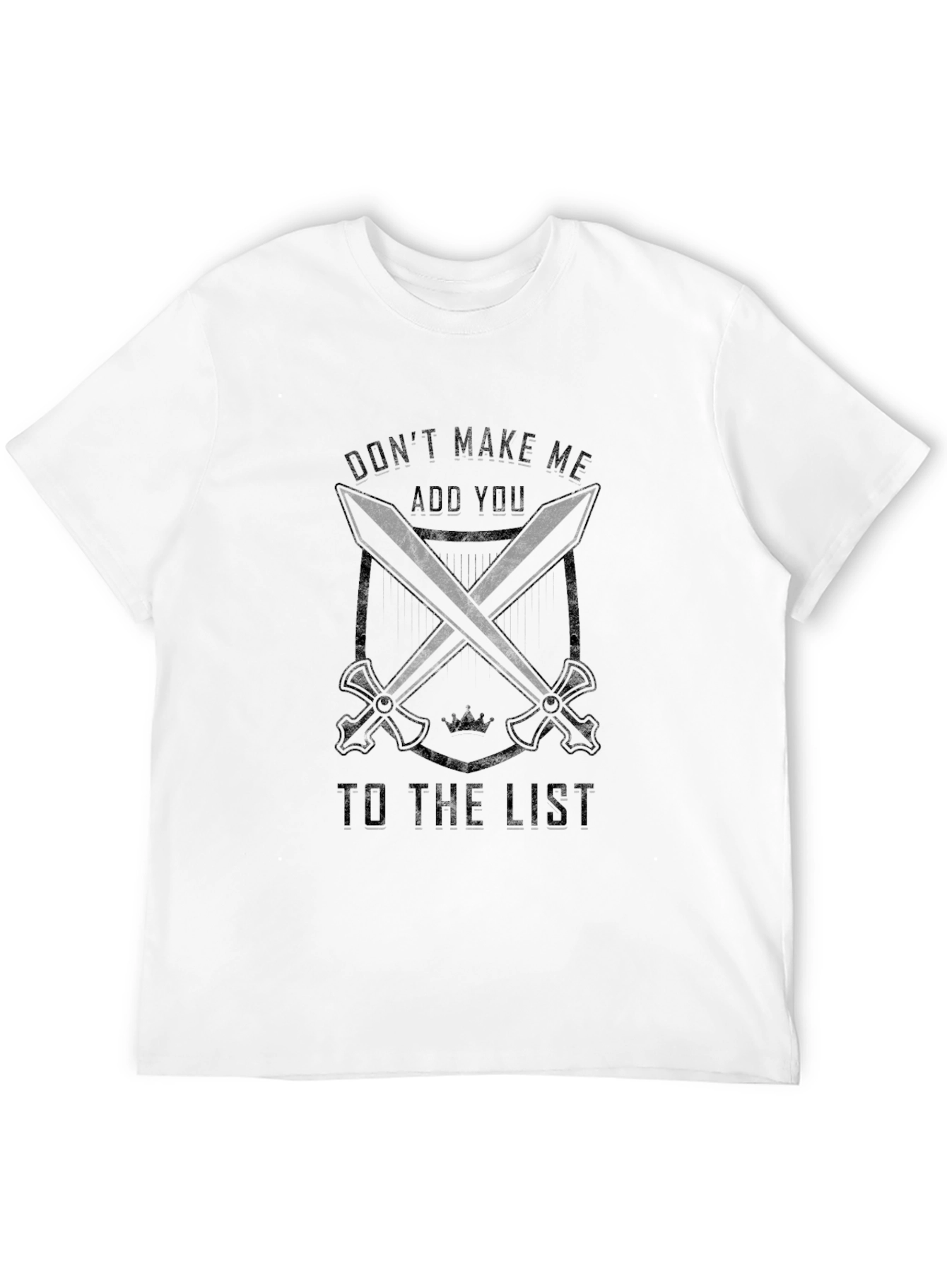 Mens Black The List Graphic T-Shirt