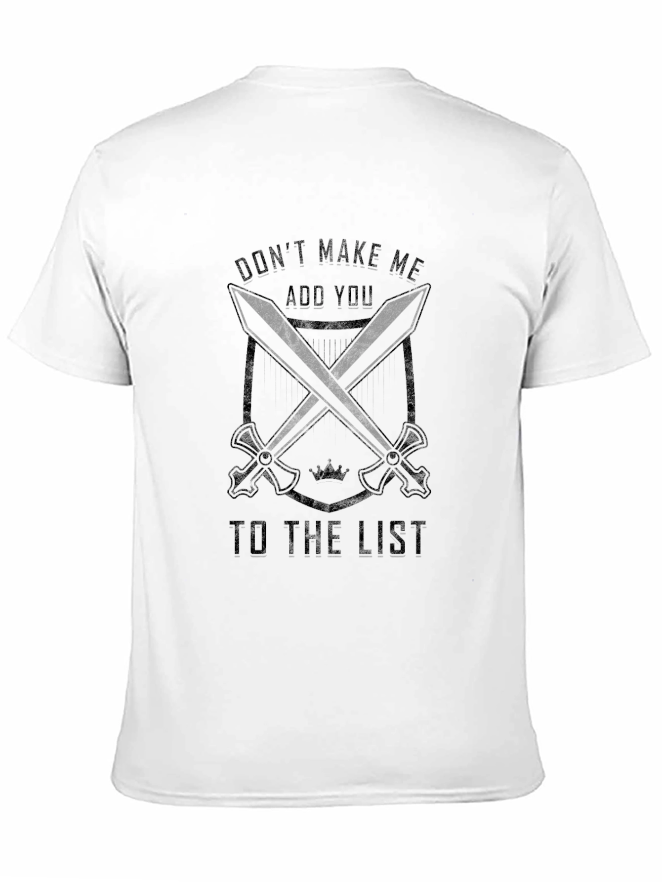 Mens Black The List Graphic T-Shirt