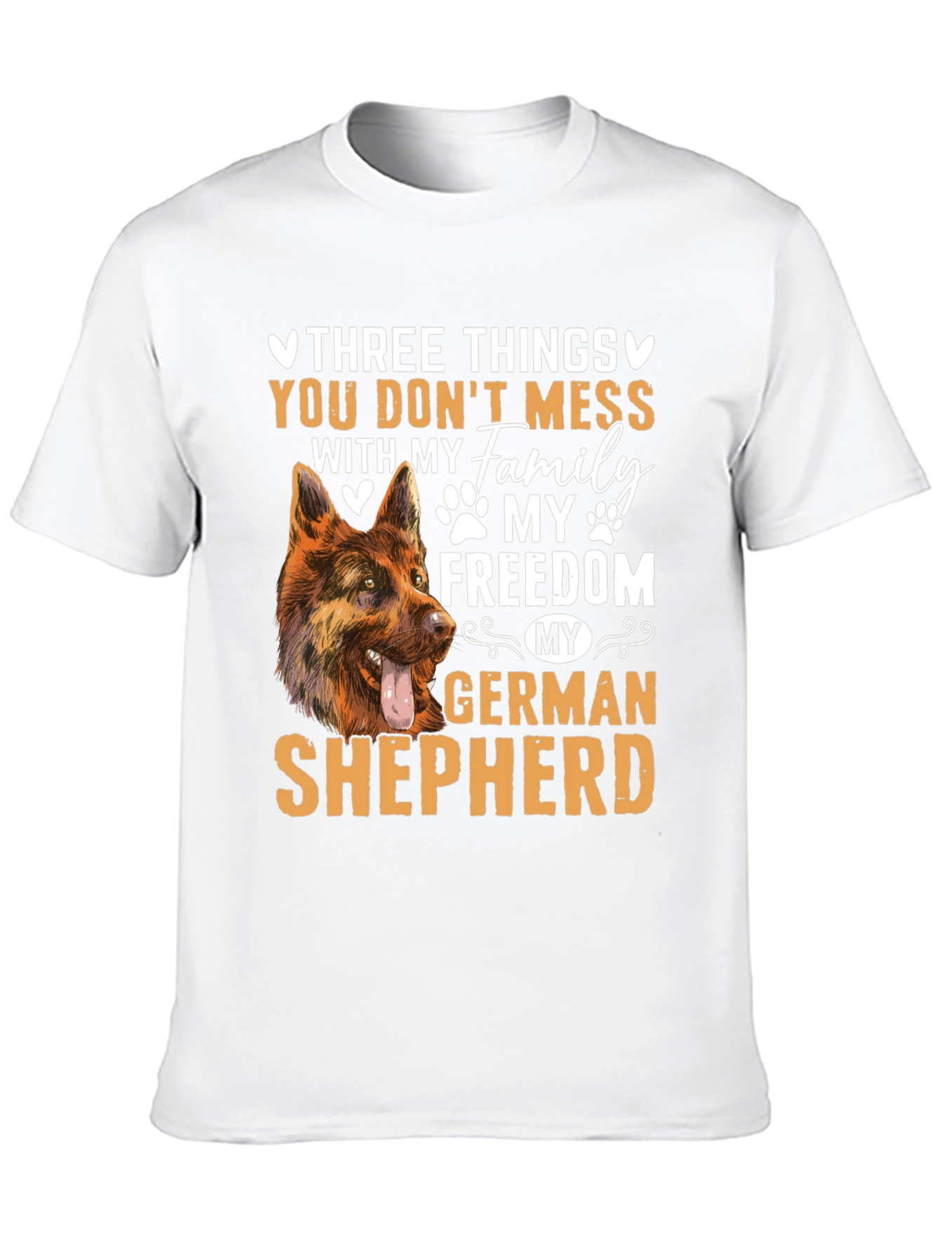 German Shepherd T-Shirt - Dont Mess With My Family!