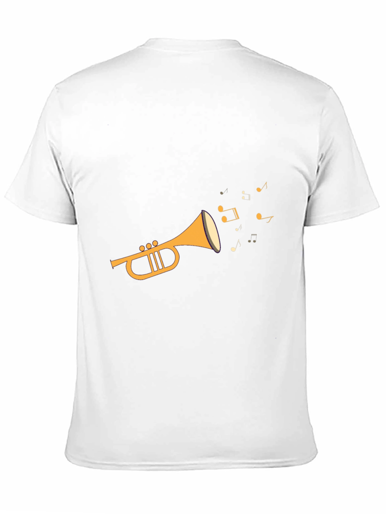 Musical Trumpet Black T-Shirt
