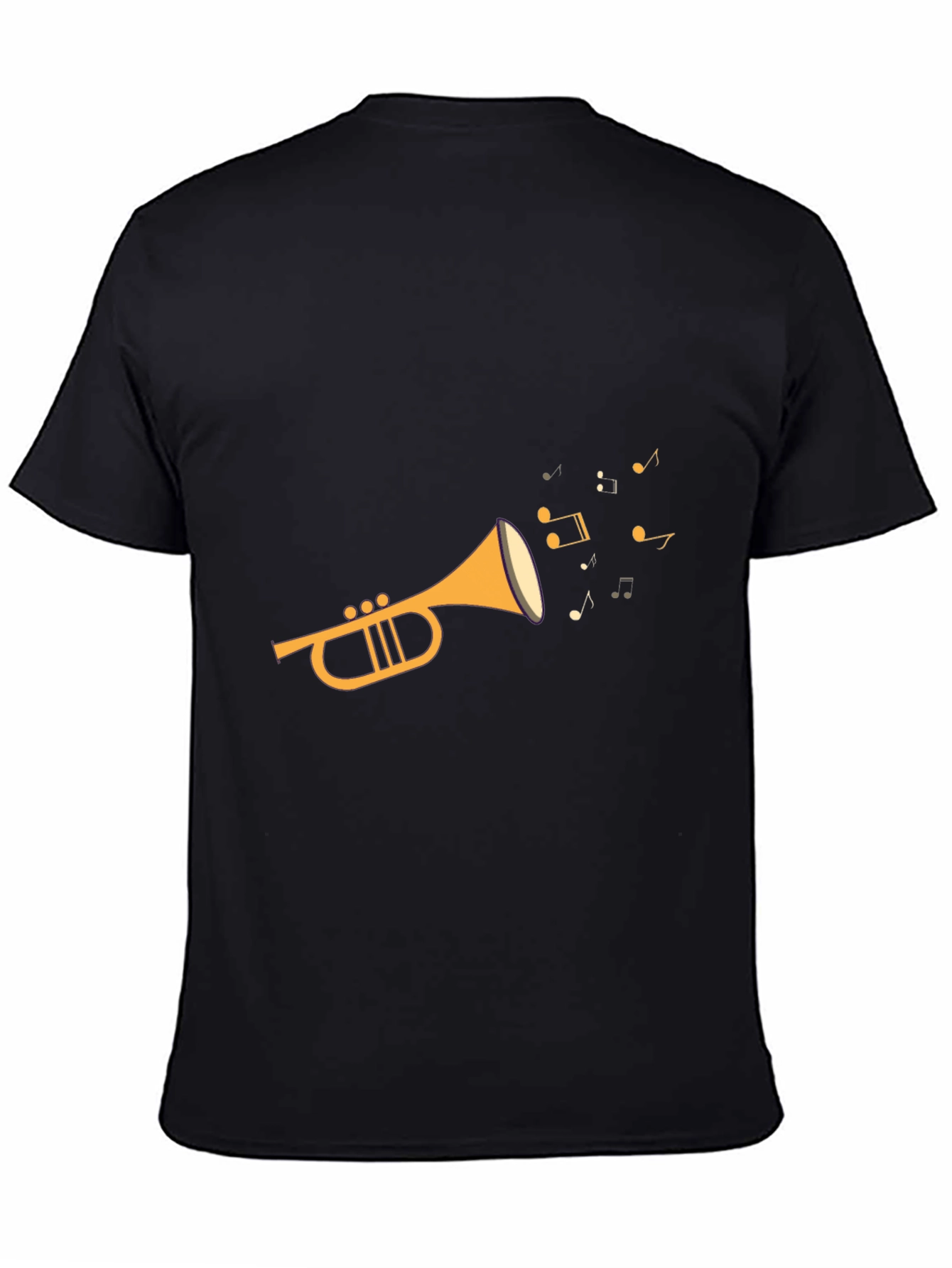 Musical Trumpet Black T-Shirt