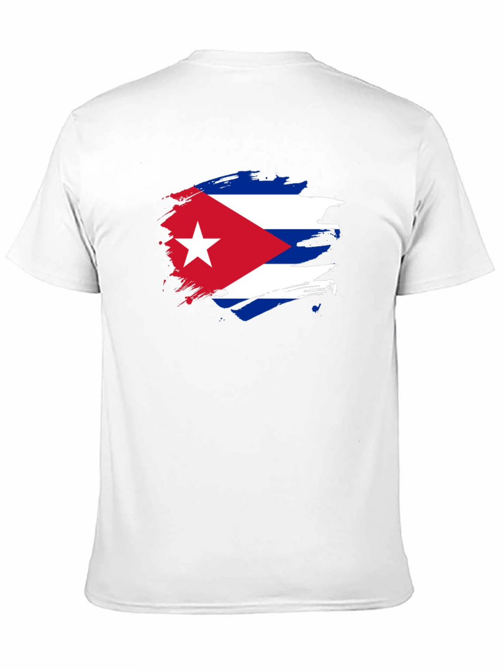 Cuban Flag Graphic Print T-Shirt