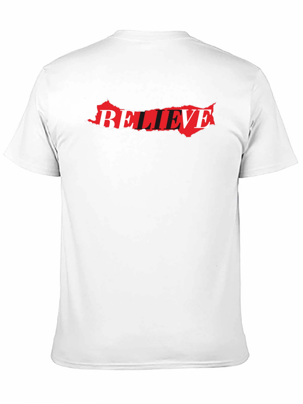 Believe Graphic Tee - Stylish Black Cotton Blend T-Shirt