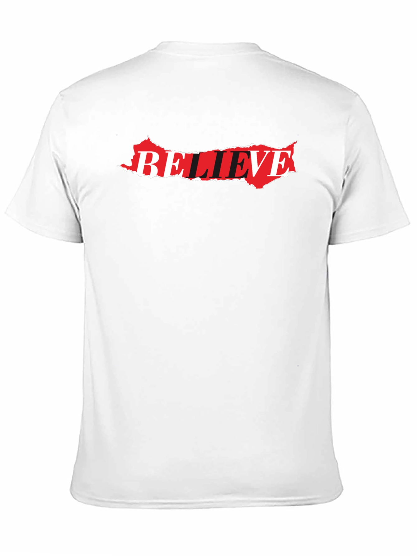 Believe Graphic Tee - Stylish Black Cotton Blend T-Shirt