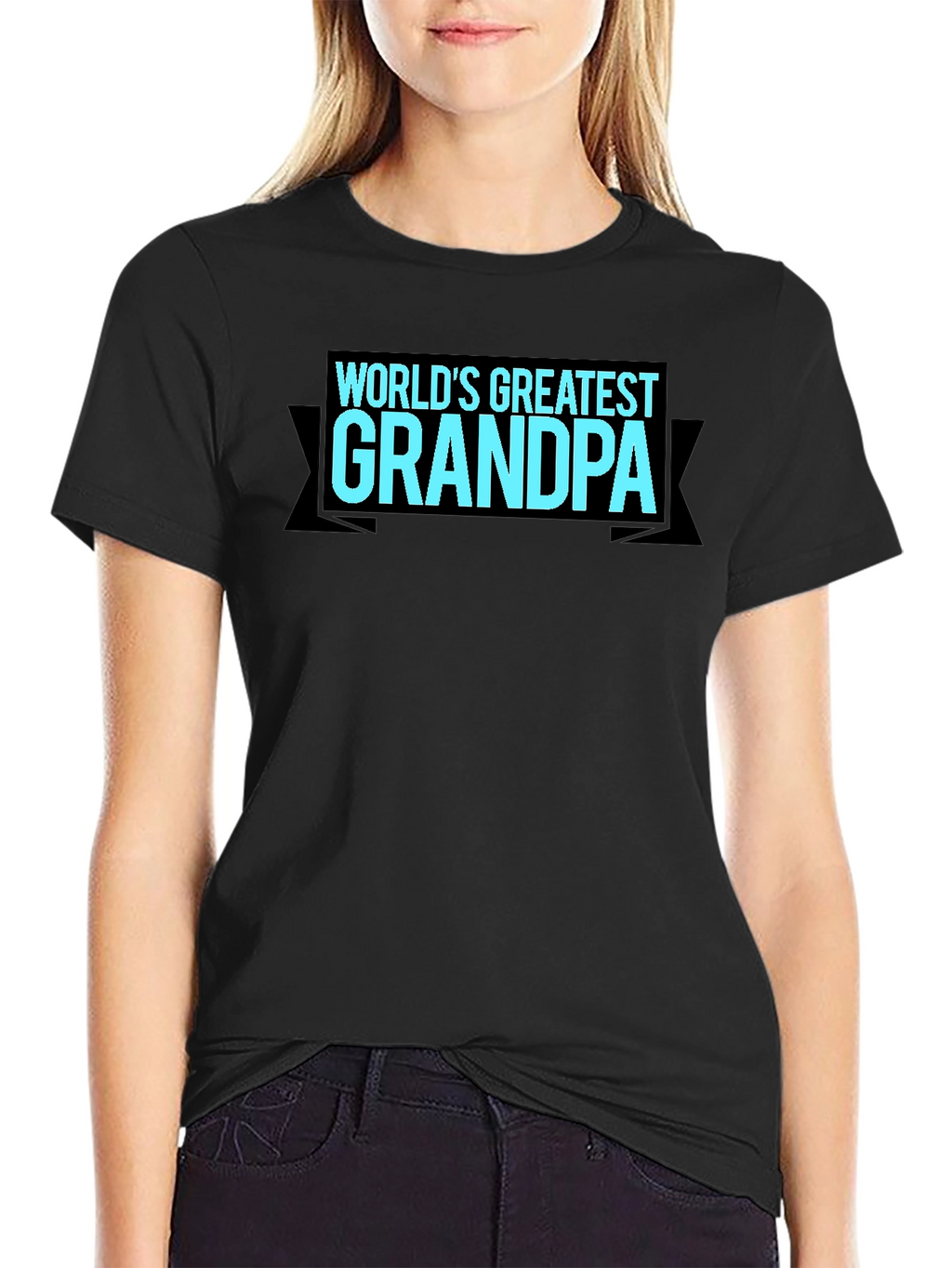 Worlds Greatest Grandpa T-Shirt - Black