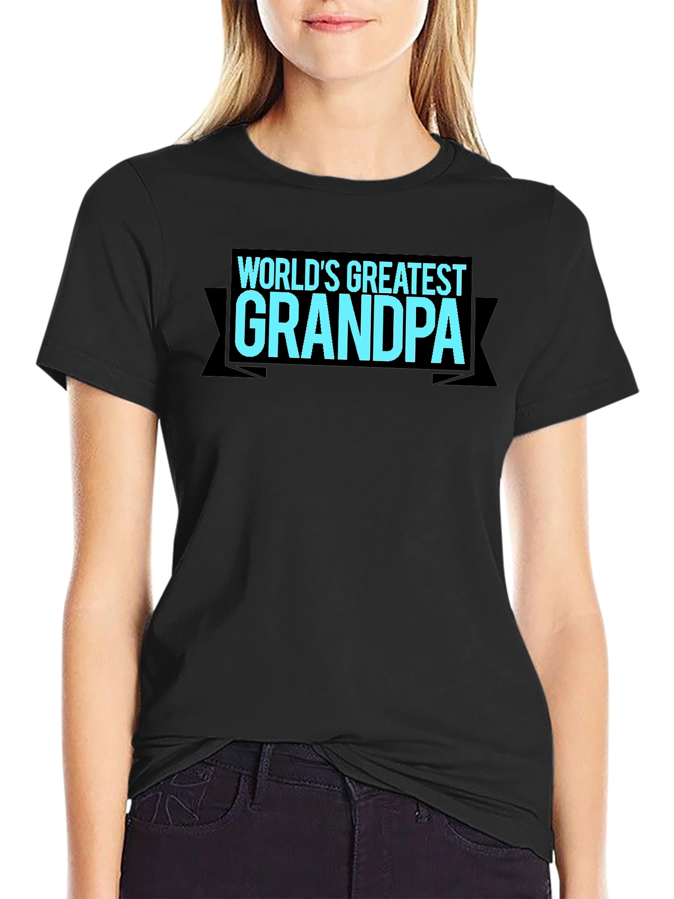 Worlds Greatest Grandpa T-Shirt - Black