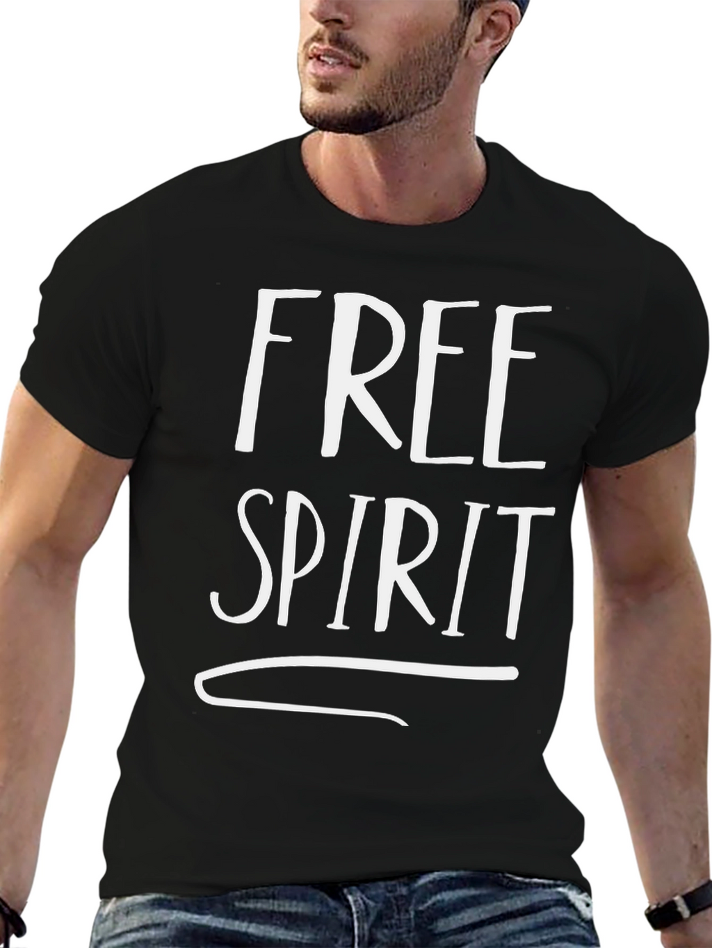 Free Spirit Graphic Tee - Black