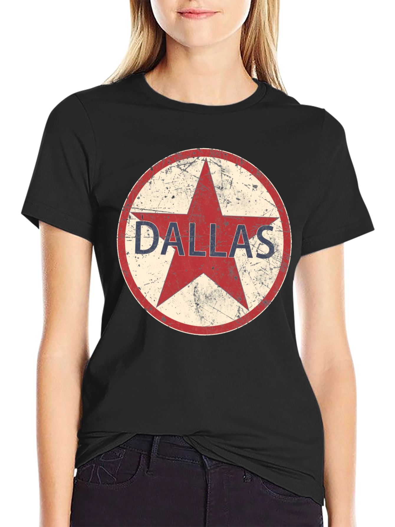 Dallas Star Graphic Tee - Vintage Style