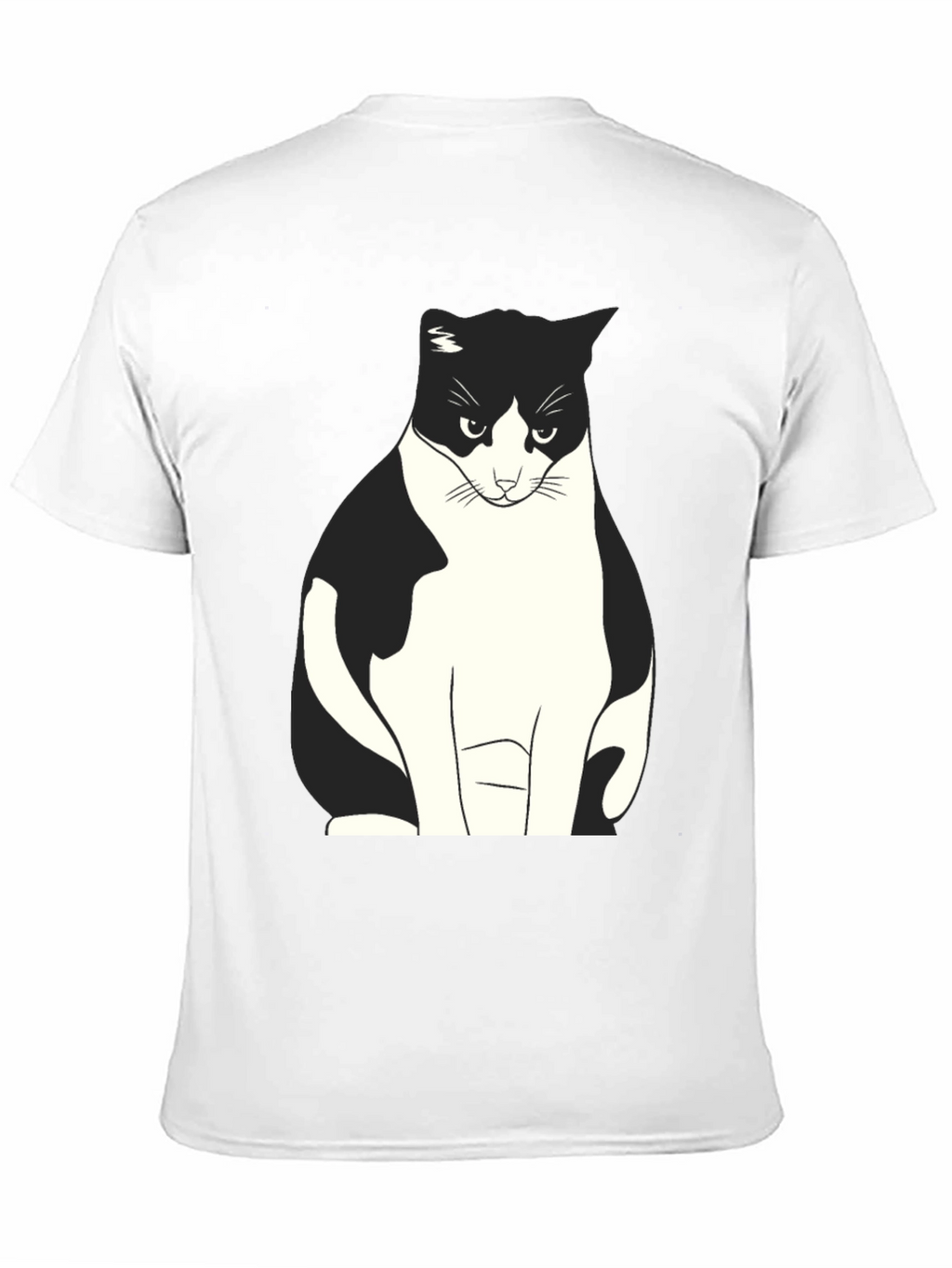 Grumpy Cat Graphic Tee - Black Cotton T-Shirt