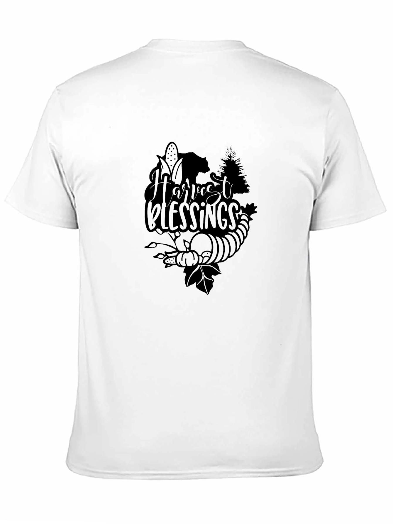 Harvest Blessings Graphic Tee - Thanksgiving T-Shirt