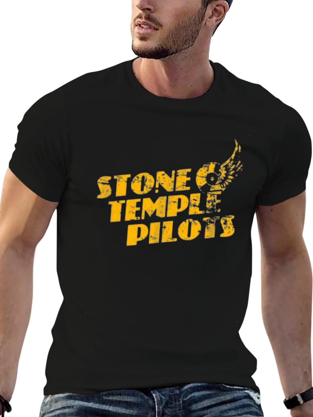 Stone Temple Pilots Black Graphic Tee