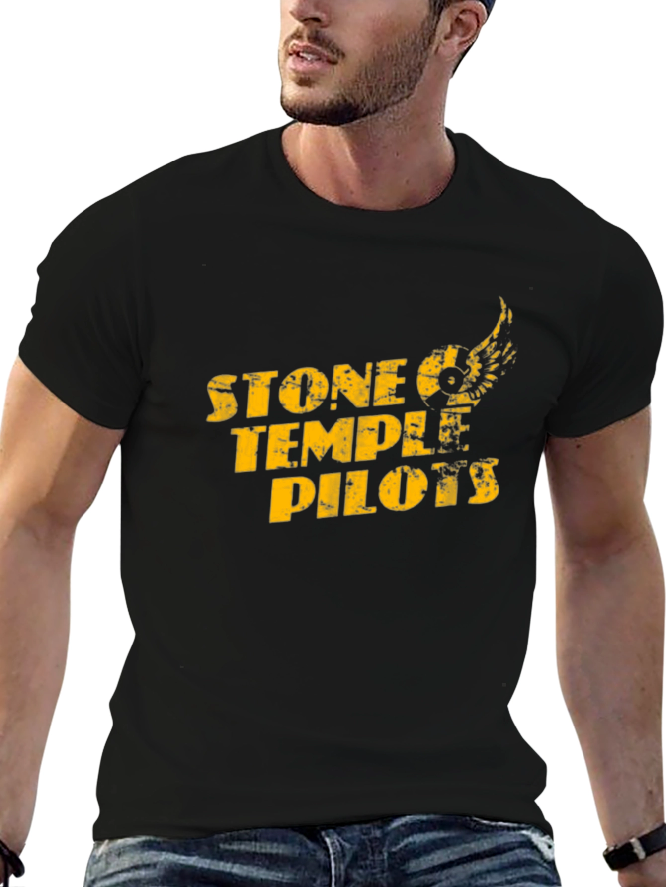 Stone Temple Pilots Black Graphic Tee