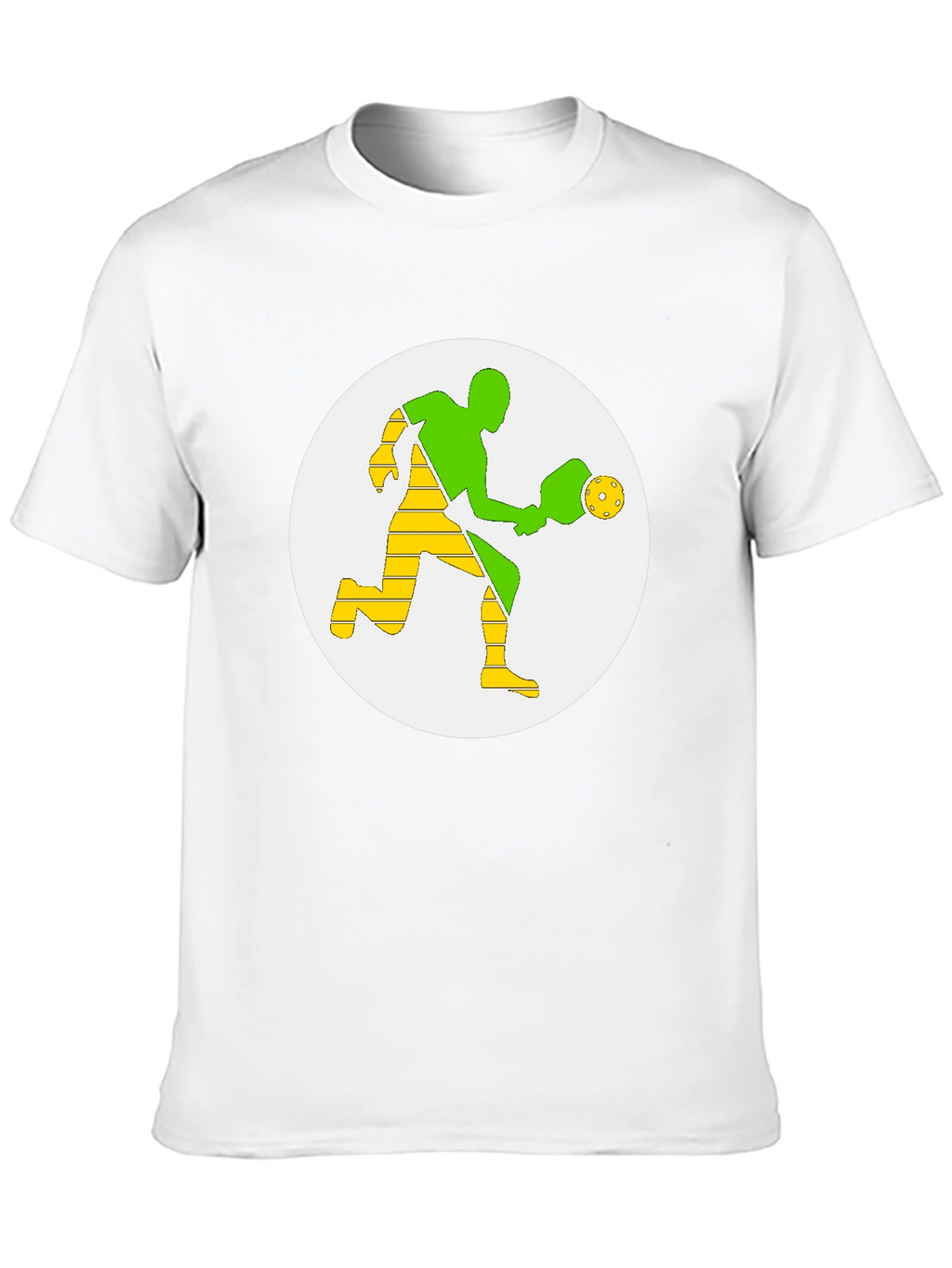 Pickleball Player Graphic Tee - Black