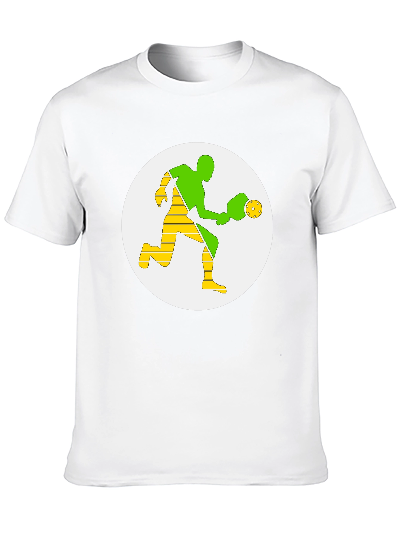 Pickleball Player Graphic Tee - Black