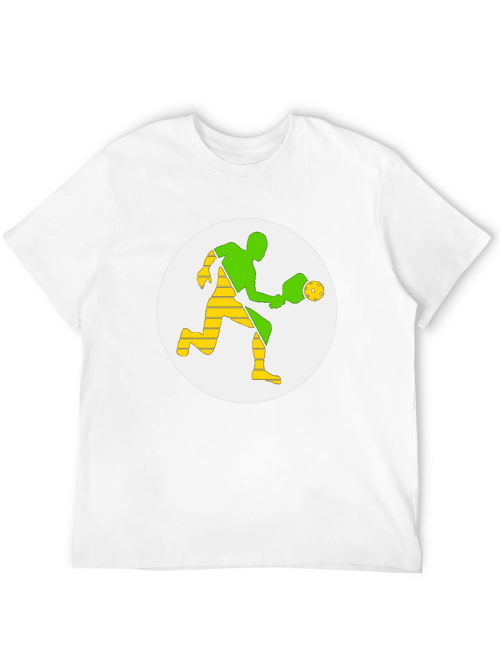Pickleball Player Graphic Tee - Black