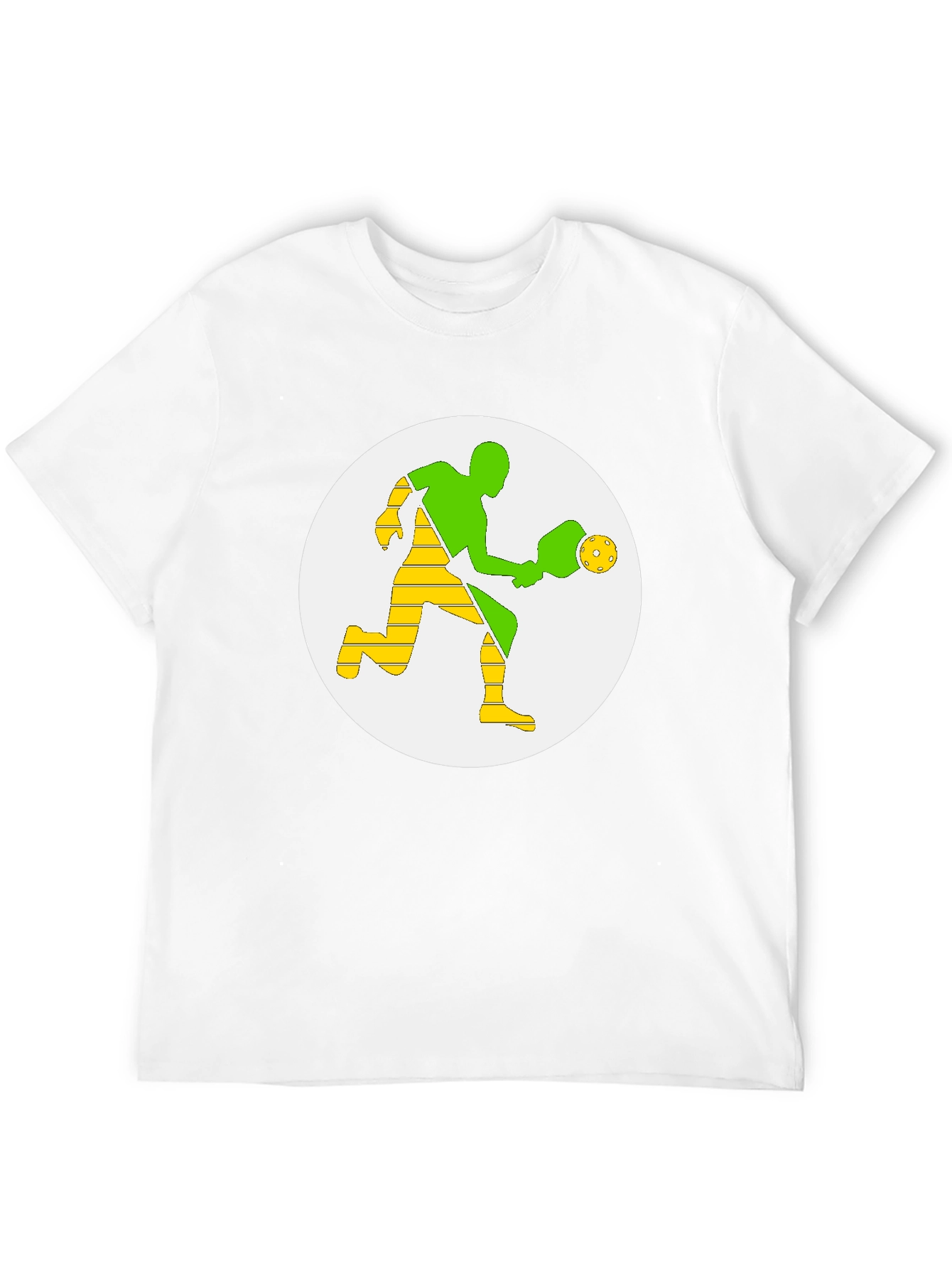 Pickleball Player Graphic Tee - Black