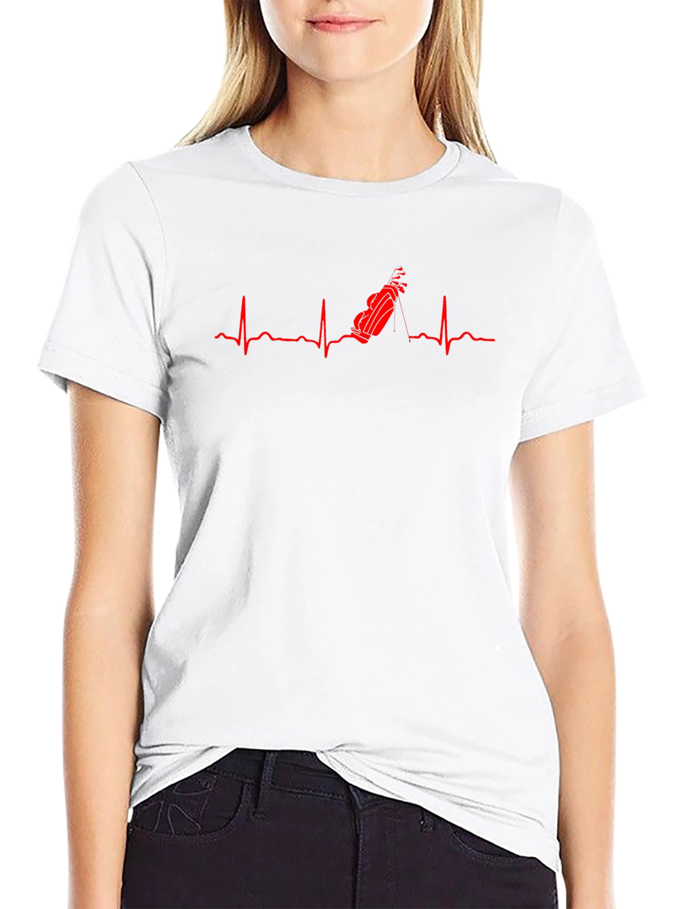 Golf Heartbeat T-Shirt