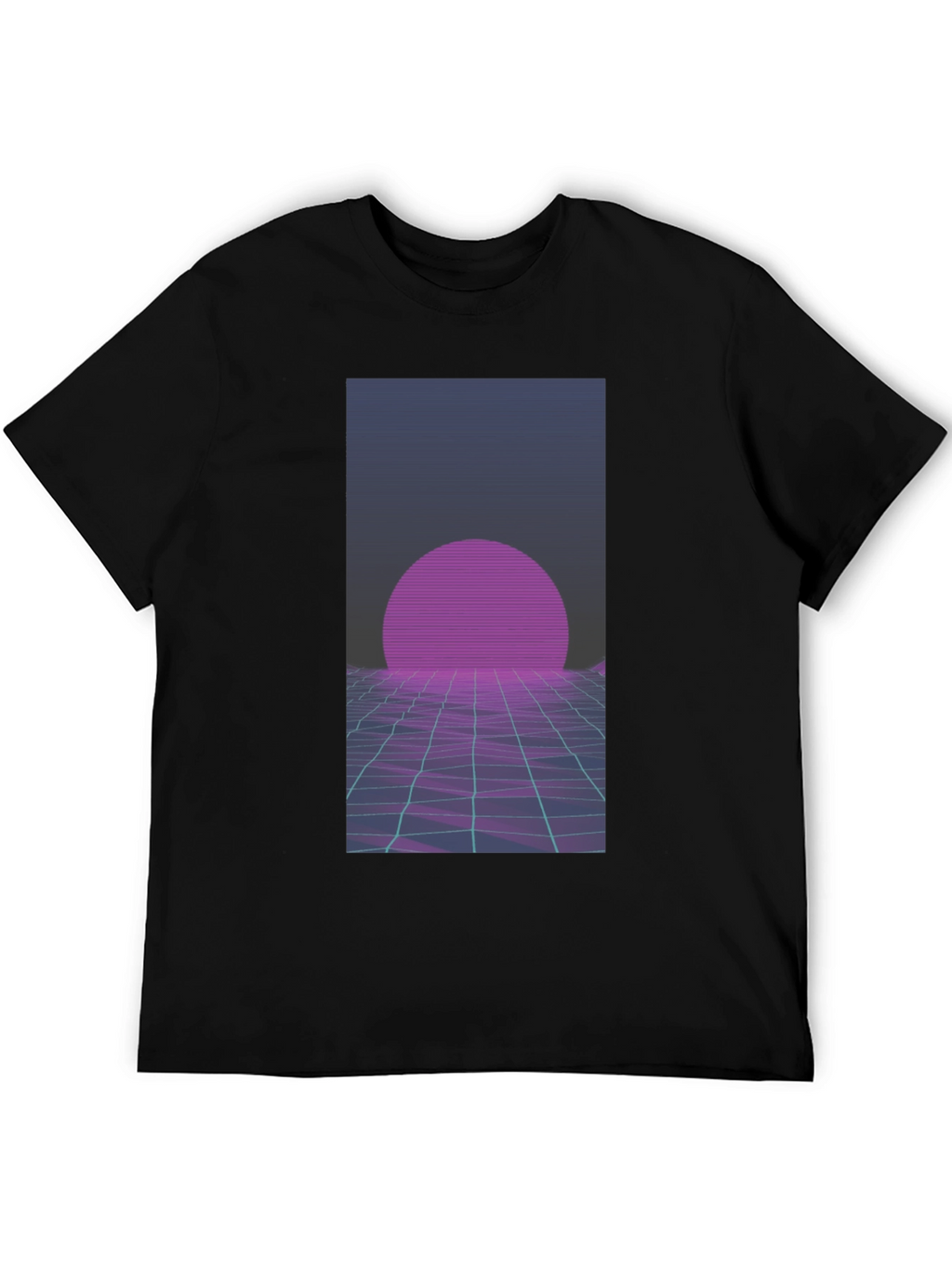 Retro Wave T-Shirt: 80s Style Sunset Graphic Tee