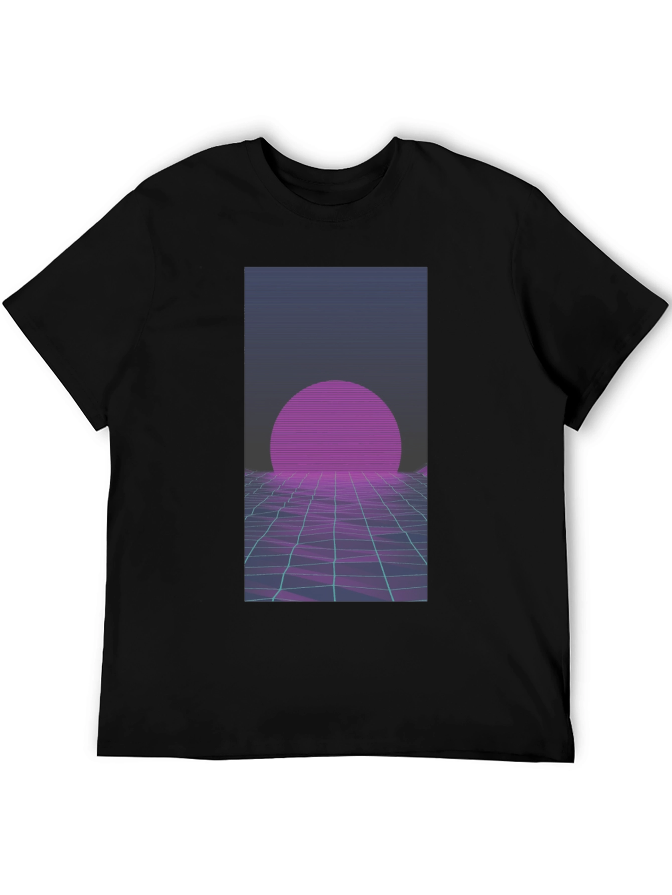 Retro Wave T-Shirt: 80s Style Sunset Graphic Tee