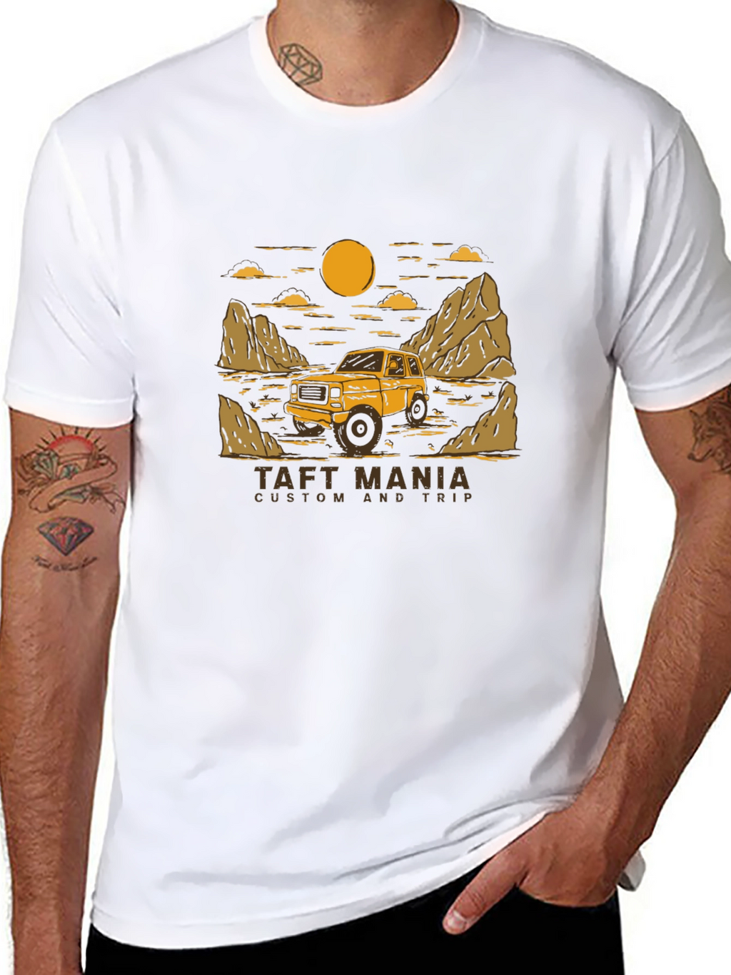 Taft Mania Custom Trip Black T-Shirt
