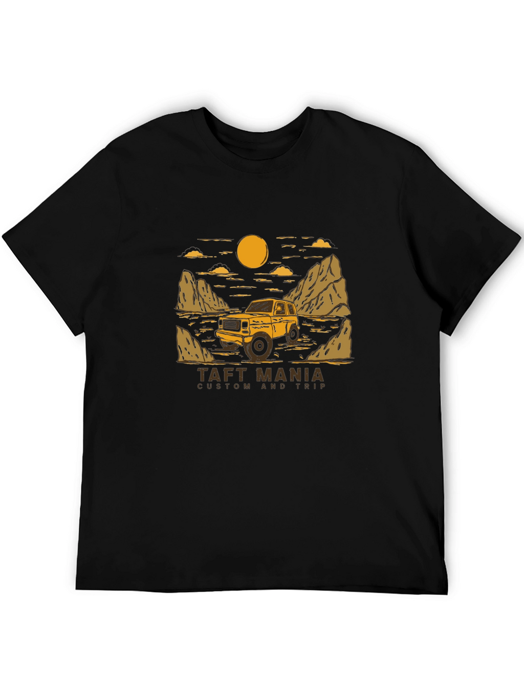 Taft Mania Custom Trip Black T-Shirt