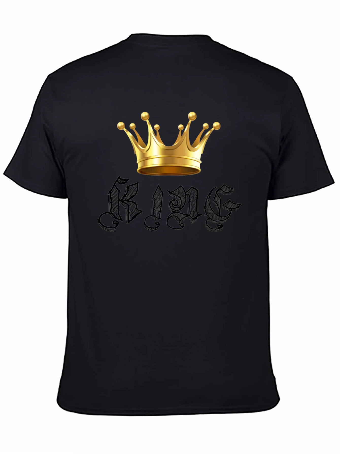 King Crown Graphic Tee - Mens Black T-Shirt